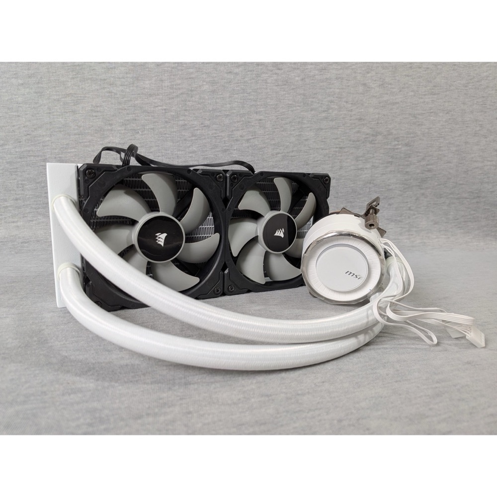 MSI MAG Coreliquid E240 White AIO- with replaced fans